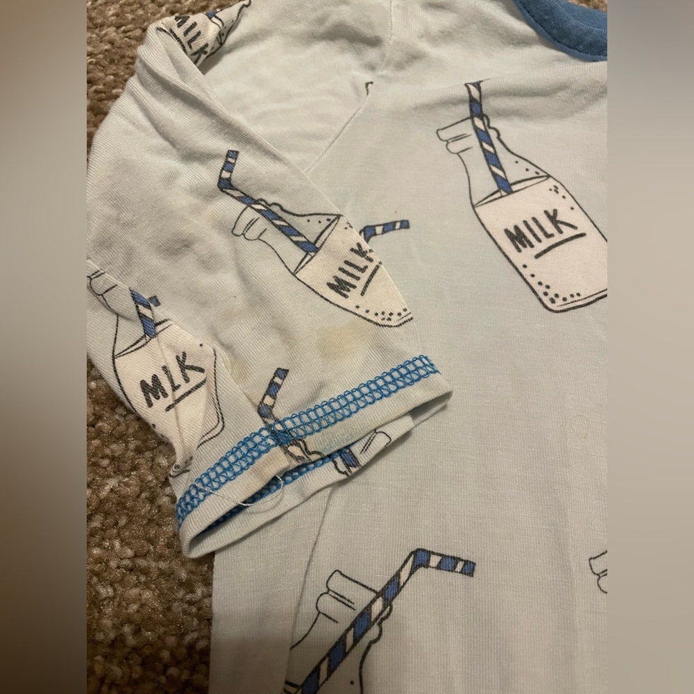 Mud pie Milk onesie (0-3m) - Picture 6 of 8